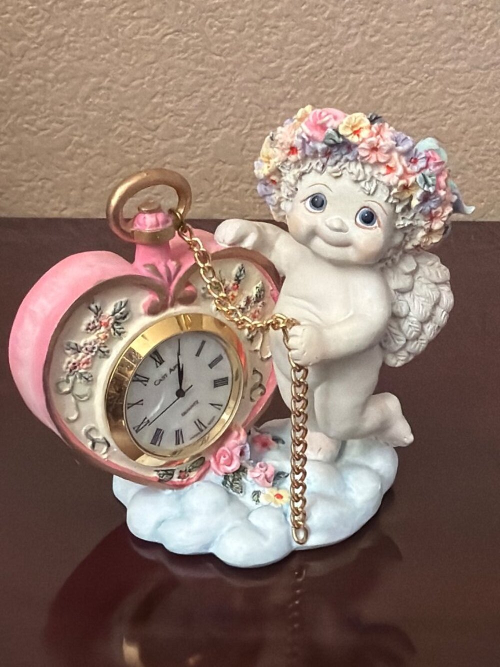2 X Dreamsicles Heart to Heart Musical Water Globe & Pocket Watch Clock Set 2000 - Picture 8 of 15